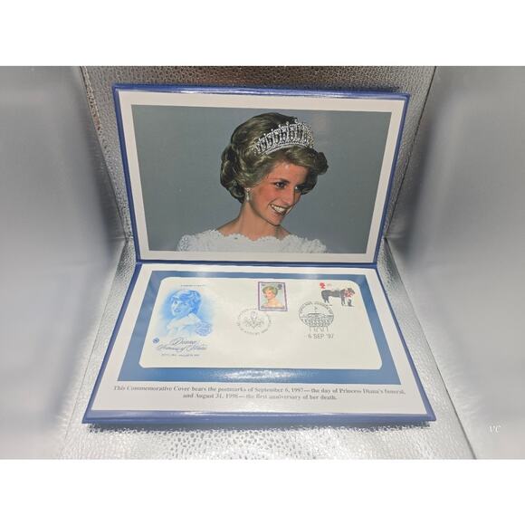 Princess Diana Royal Wedding Photo Book & Memorial Stamp Folio Collection - Picture 1 of 7